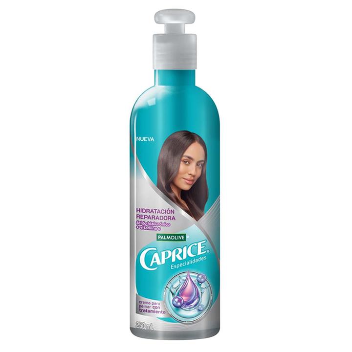 Crema Para Peinar Caprice Especialidades Ácido Hialurónico + Vitamina C Hidratación Reparadora 250 Ml