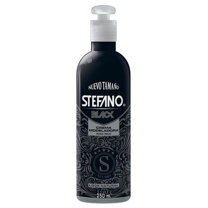Crema Modeladora Para Pelo Stefano Black Look Natural 250 Ml