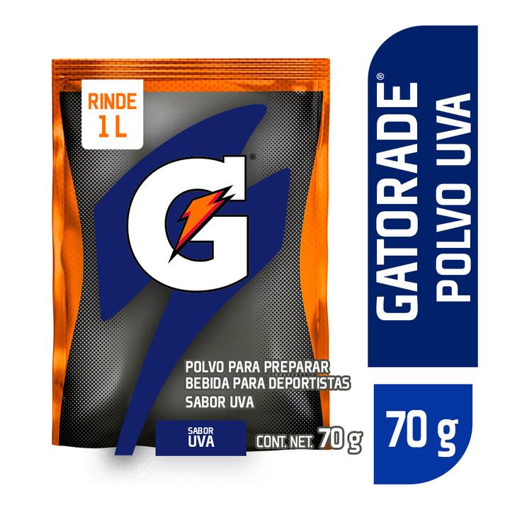 Gatorade Polvo Isotónico Sabor Uva 70 G