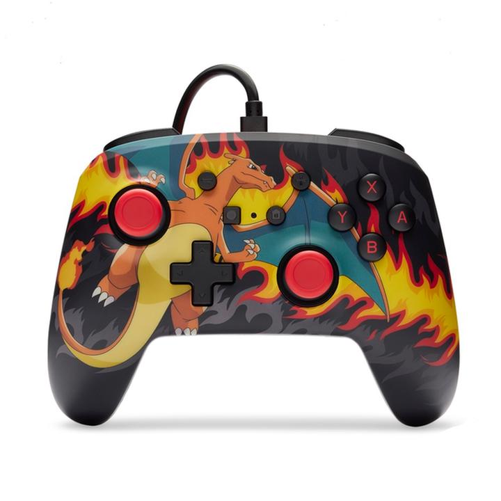 Control Alámbrico Nintendo Charizard Firestorm