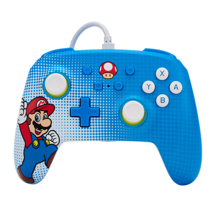 Control Alámbrico Nintendo Mario Pop Art