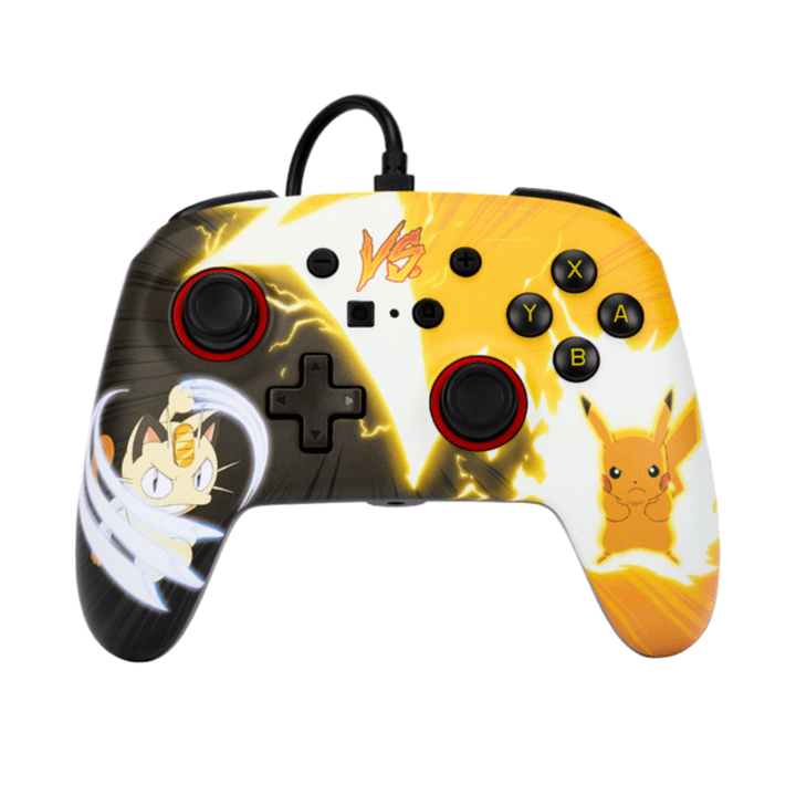 Control Alámbrico Nintendo Pikachu Vs Meowth