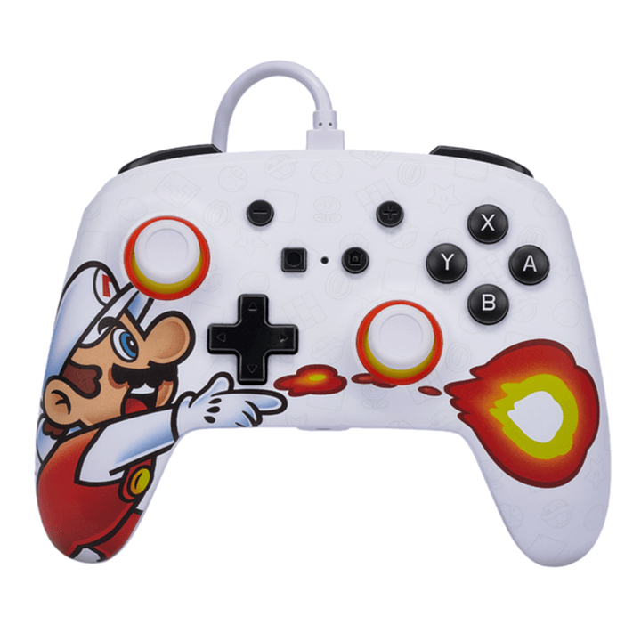 Control Alámbrico Nintendo Fire Mario
