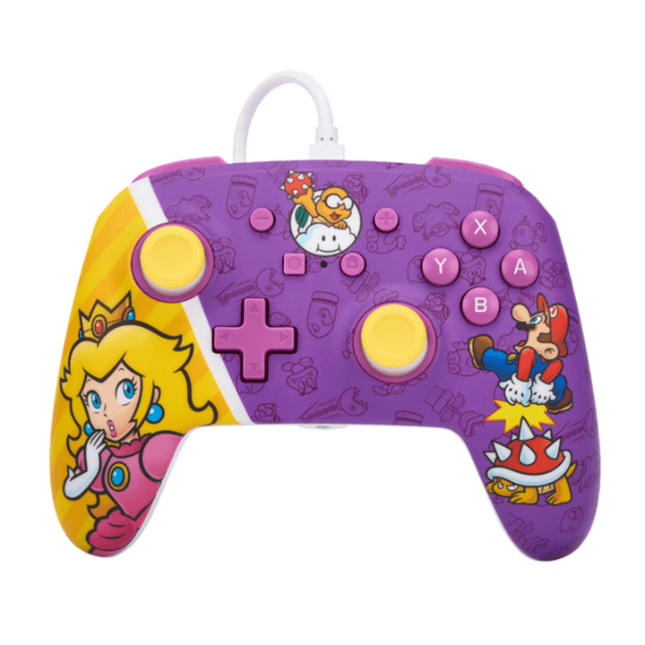 Control Alámbrico Nintendo Princess Peach