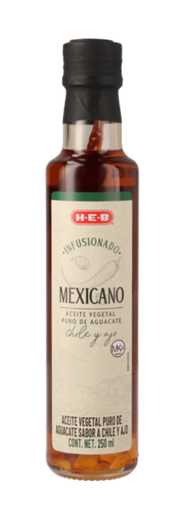 Aceite De Aguacate Refinado Infusionado Mexicano 250 Ml