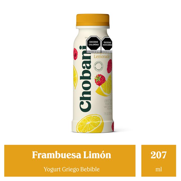 Yogurt Griego Bebible Core Frambuesa Limon 207 Ml