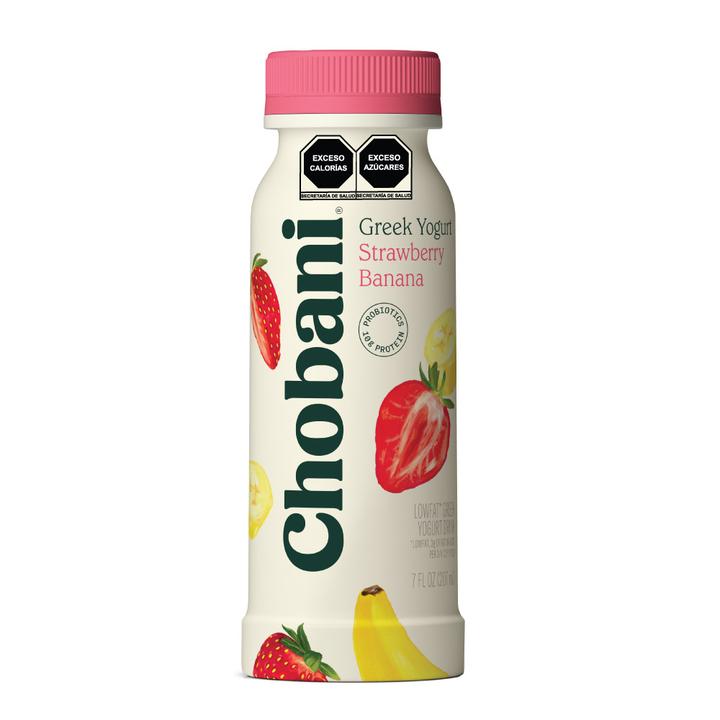 Yogurt Griego Bebible Core Fresa Platano 207 Ml