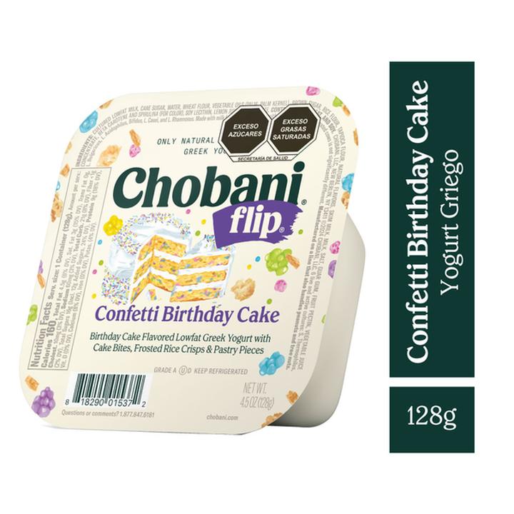 Chobani Yogurt Griego Flip Bday Cake 128 G