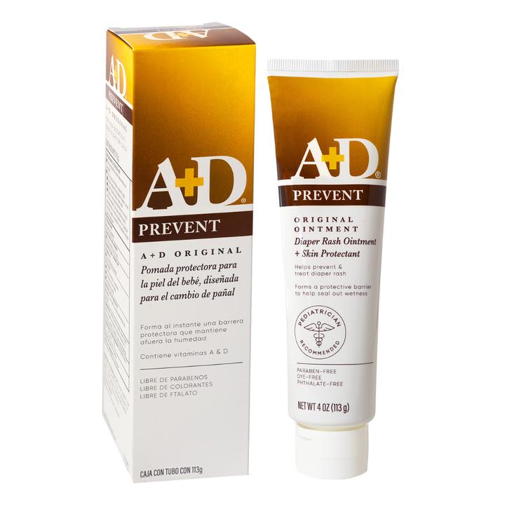 A+D Prevent Pomada Contra Rozaduras De Pañal 113 G