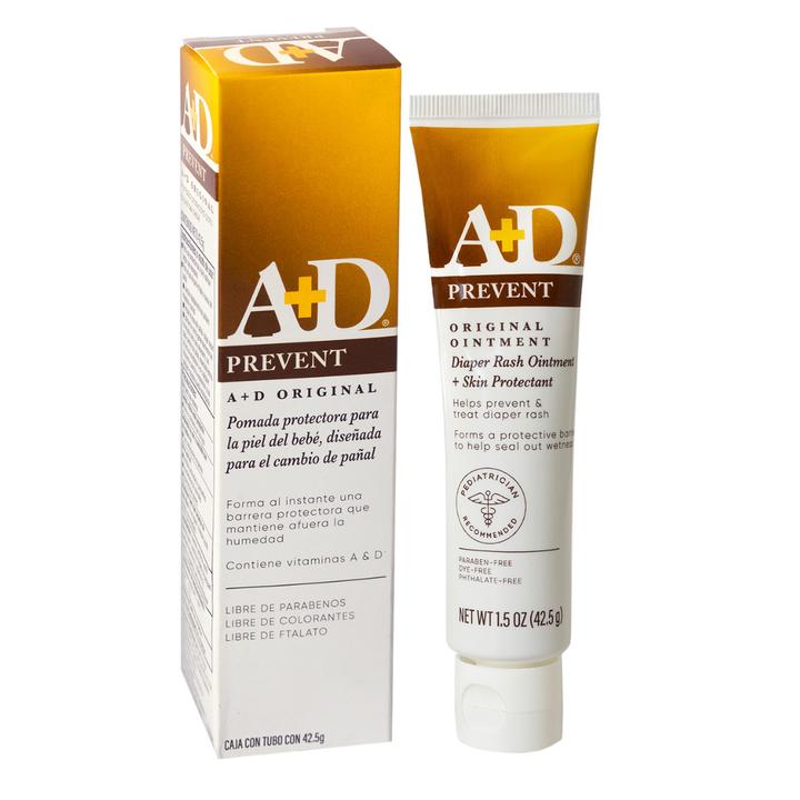 A+D Prevent Pomada Contra Rozaduras De Pañal 42.5 G