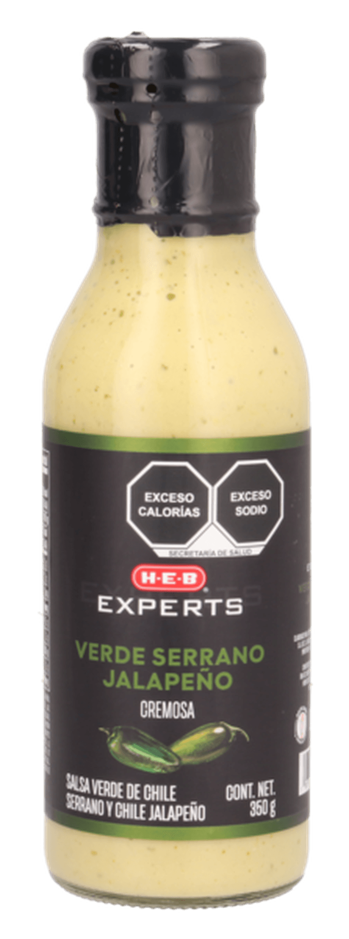 Heb Experts Salsa Verde Serrano Jalapeño 350 G