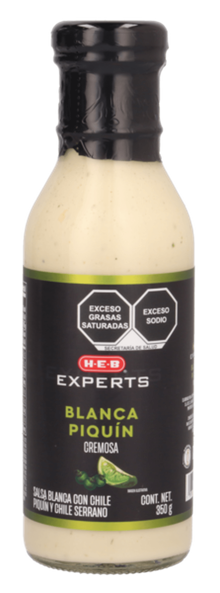 Heb Experts Salsa Blanca Piquín 350 G