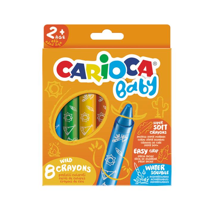 Crayones Lavables Carioca Baby Tamaño Jumbo Con 8 Pz