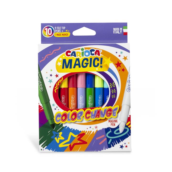 Rotuladores Con Tinta Mágica Carioca Con 10 Pz