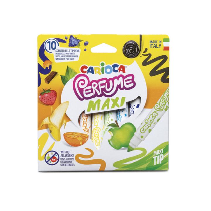 Rotuladores Perfumados Carioca Maxi Tip Con 10 Pz