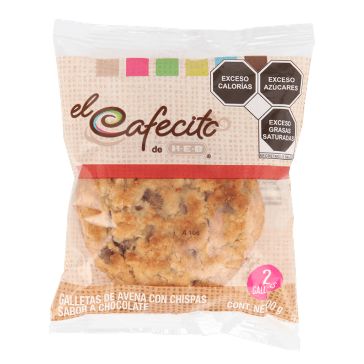 Galleta Avena Chispas De Chocolate 100 Gr 100 Pz