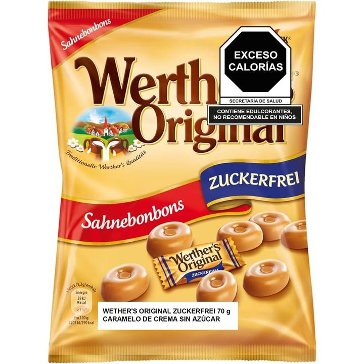 Caramelo Sin Azucar Werthers 70 Gr
