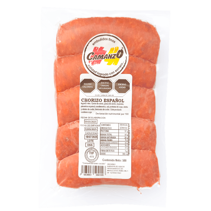 Chorizo Español Camanzo 500 G