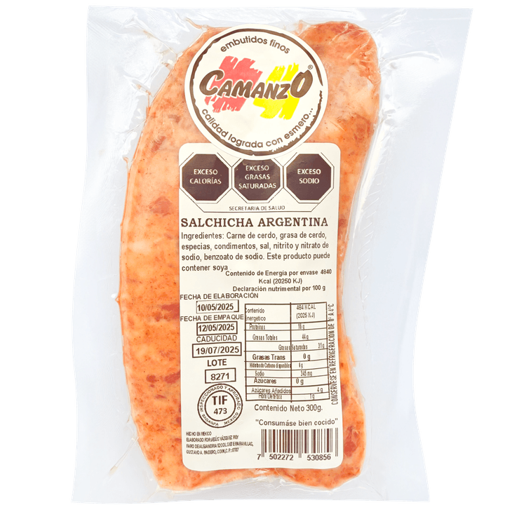 Salchicha Argentina Camanzo 300 G