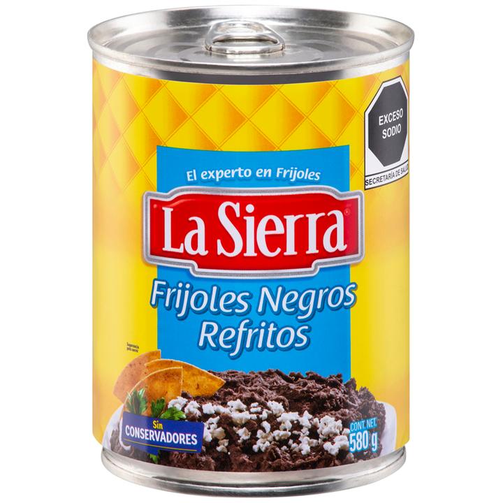 Frijoles Lata Frijoles Refritos Negros La Sierra 580 Gr