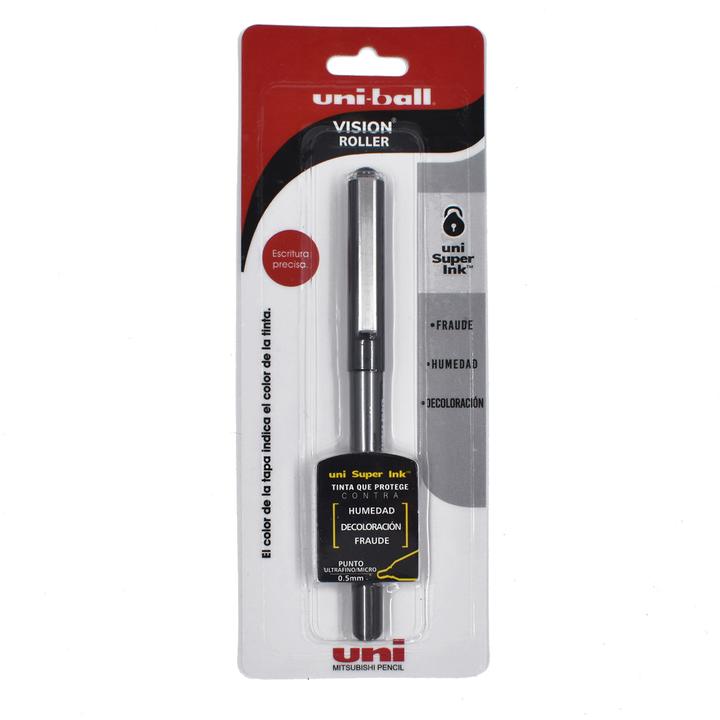 Bolígrafo Uniball Punta Ultra Fina Tinta Negra