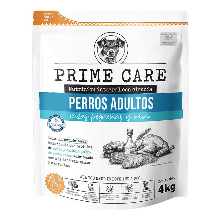 Alimento Para Perro Adulto Raza Pequeña Y Mini Prime Care 4 Kg