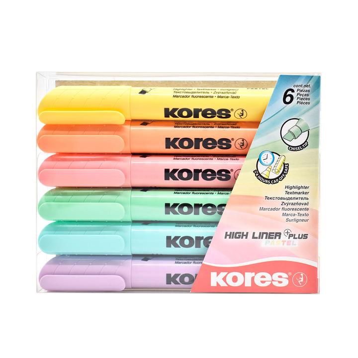 Resaltadores Pastel 6pz Resaltadores Pastel 6pz 1 Pz