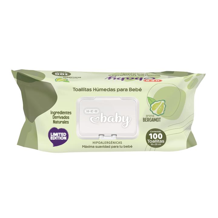 Heb Baby Toallitas Húmedas Bergamot Con 100 Pz