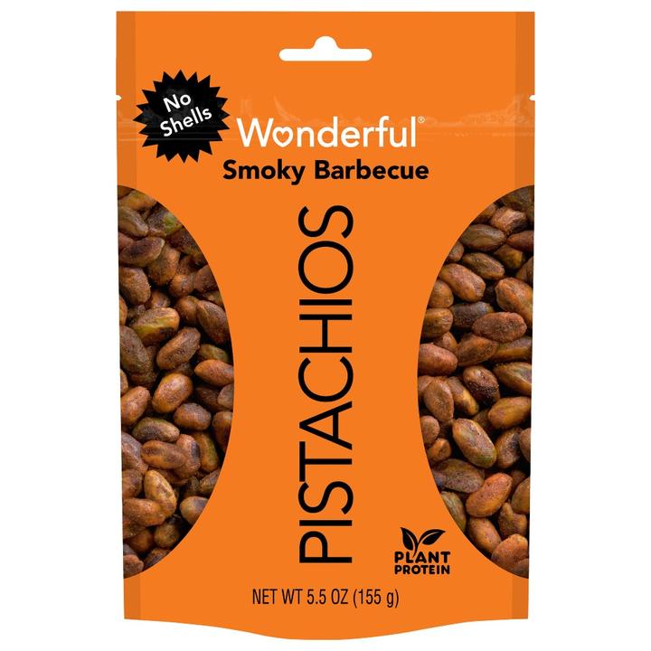 Pistachos Wonderful Sin Cáscara Bbq 155 G