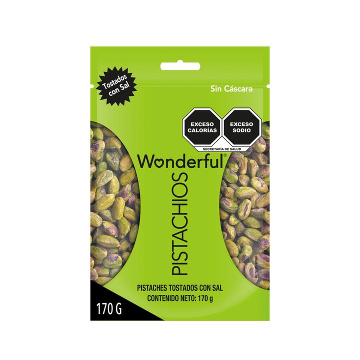 Pistachos Wonderful Sin Cáscara Tostado Y Salado 170 G