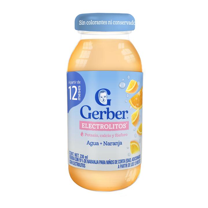 Electrolitos Gerber De Naranja 230 Ml