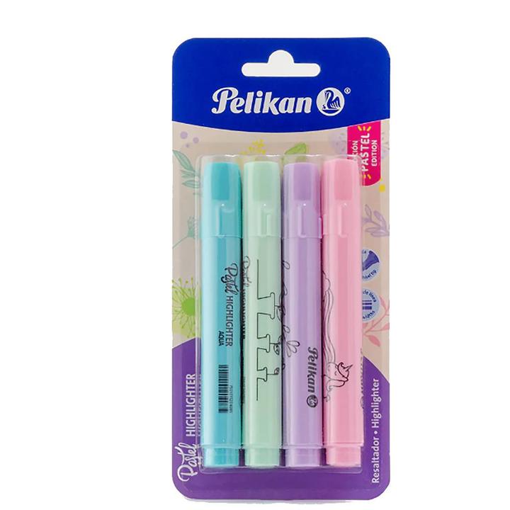 Marcatextos Pelikan Colores Pastel Con 4 Pz