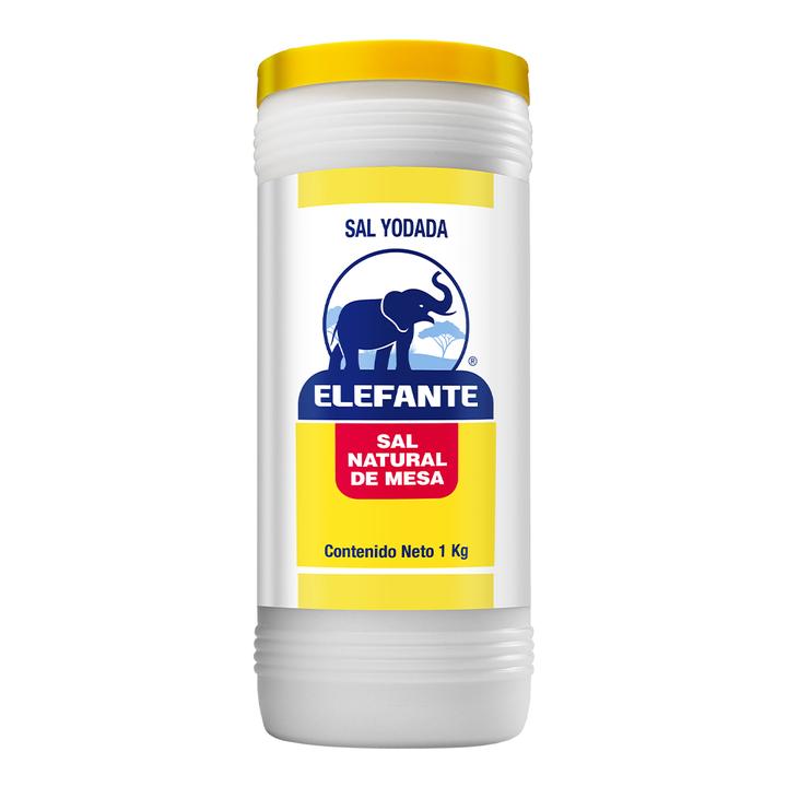 Sal De Mesa Elefante Yodado 1 Kg
