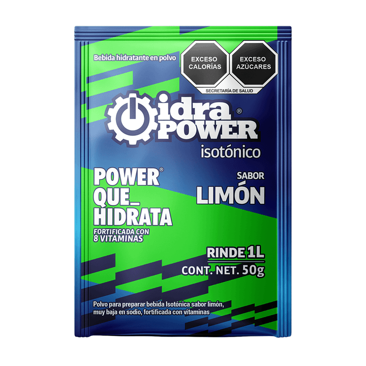 Isotónico En Polvo Limón Idrapower 50g