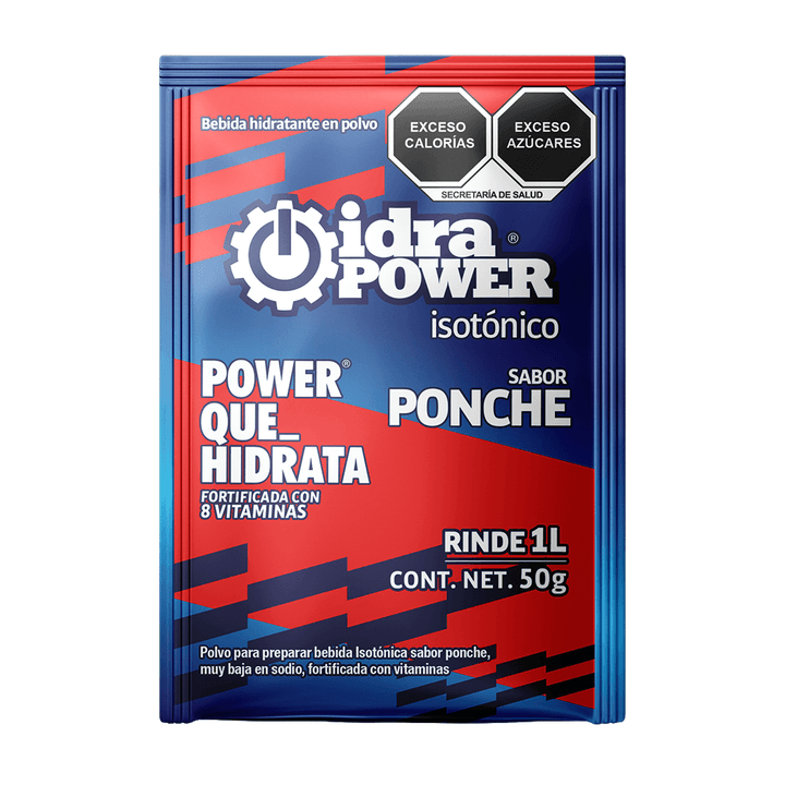 Isotónico En Polvo Ponche Idrapower 50g