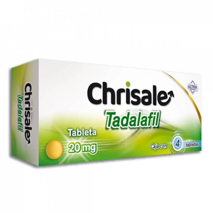 Chrisale 20mg 4 Tab Tadalafil Gen 4 Pz