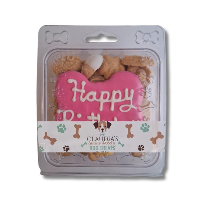 Galleta Decorada Para Perro Happy Birthday Pink 212 Gr