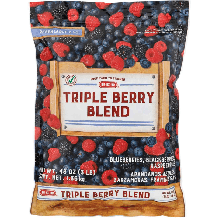 Fruta Blueberries, Blackberries Y Frambuesa 1.3 Kg