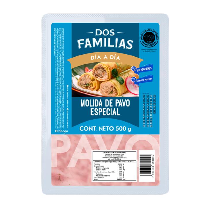 Molida De Pavo Especial 500 Gr