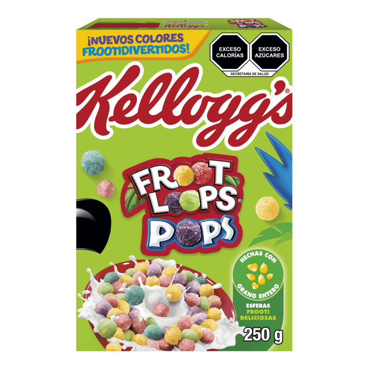Cereal Kelloggs Froot Loops Pops 250 G