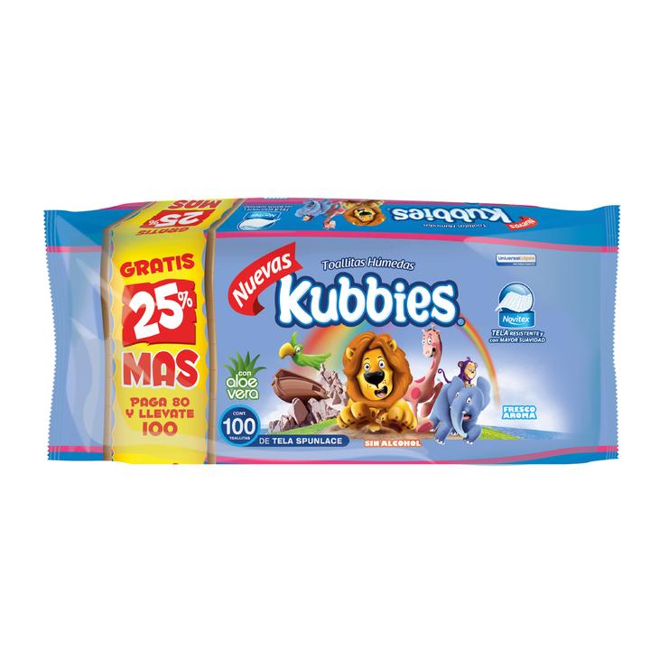 Toallitas Kubbies Toallitas Kubbies 100 Piezas 100 Pz