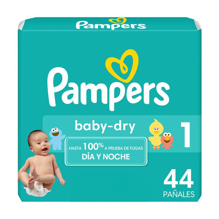 Pampers Pañal Baby Dry 1 44pz Pampers Pañal Baby 44 Cj