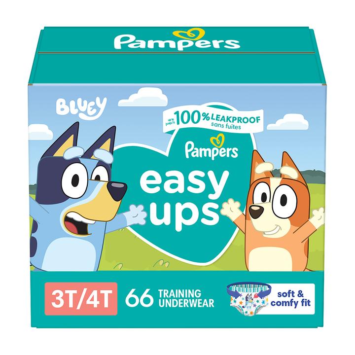 Pampers Easy Ups Pañales 3t4t 66pz 66 Pz