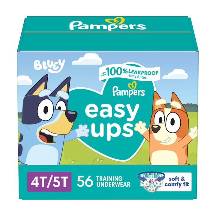 Pampers Easy Ups Pañales 4t5t 56pz 56 Pz
