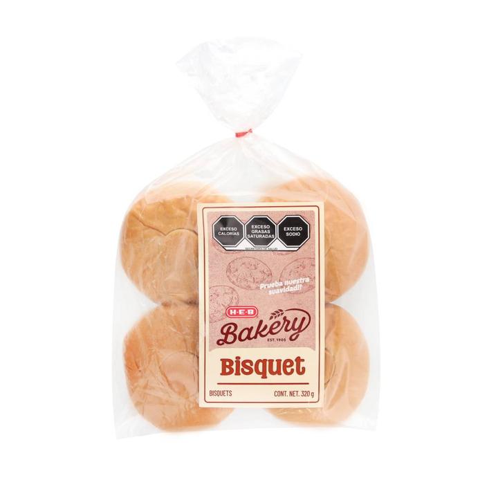 Heb Bakery Bisquet Natural Con 4 Pz