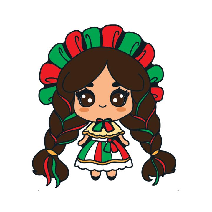 Adorno Movil Adelita Para Fiestas Patrias