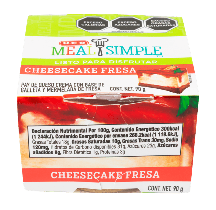 Pastel Individual Cheesecake De Fresa 1 Pz