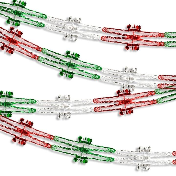 Cadena Decorativa Metálica Tricolor Para Fiestas Patrias