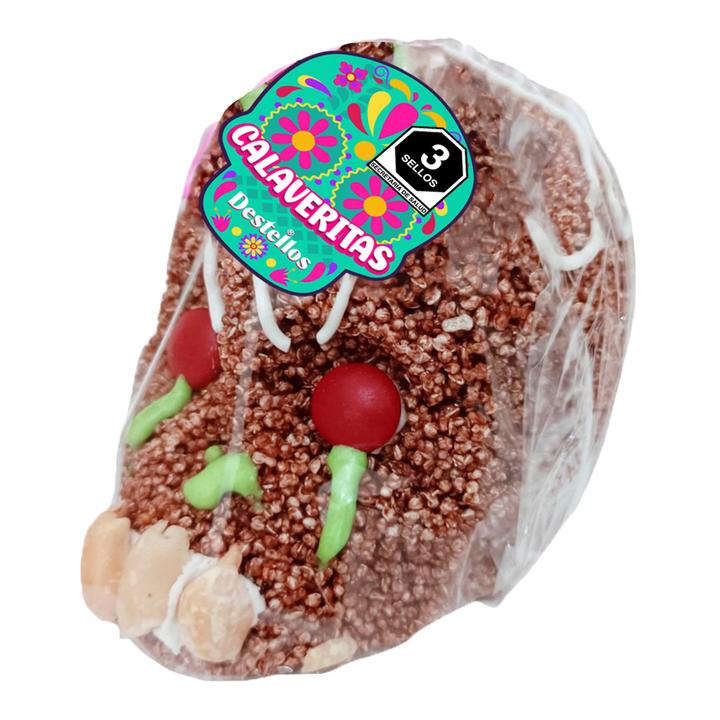 Destellos Calavera De Amaranto Con Chocolate Des 1 Pz