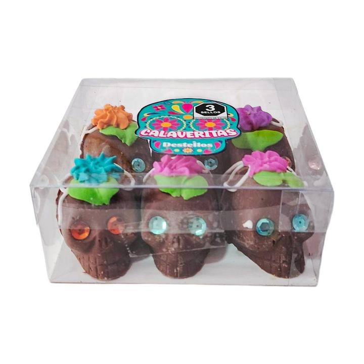 Calavera Chocolate Destellos Calavera Chocolate 1 Pz